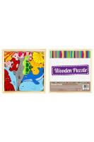 Opakowanie Układanka drewniana 12 elementów Ocean
