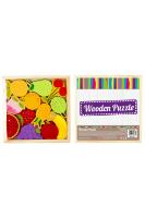 Opakowanie Układanka drewniana 12 elementów Owoce
