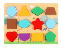 Opakowanie Układanka drewniana Kształty