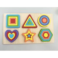 Opakowanie Układanka drewniana Kształty