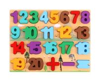 Opakowanie Układanka drewniana Liczby