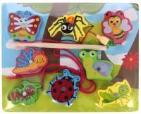 Opakowanie Układanka drewniana magnetyczna Owady