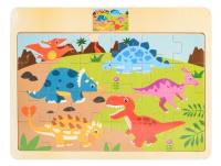 Opakowanie Układanka drewno - dino
