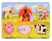 Opakowanie Układanka drewno - farma