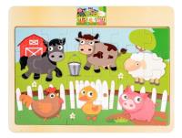 Opakowanie Układanka drewno - zwierzęta domowe