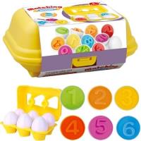 Opakowanie Układanka edukacyjna jajka łączenie cyfr