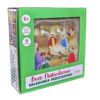 Układanka przestrzenna - Boże Narodzenie. Autor: Kazimierz Wasilewski. SmakLiter.pl Okładka książki Układanka przestrzenna - Boże Narodzenie