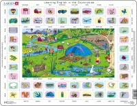 Opakowanie Układanka ramkowa maxi Learning English by the Countryside 70 elementów