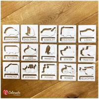 Opakowanie Układanka tematyczna - środki transportu