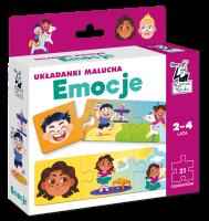 Okładka książki Układanki malucha Emocje Kapitan Nauka