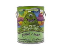 Opakowanie Ultra Piasek 900g zielony + 4 foremki Pojazdy