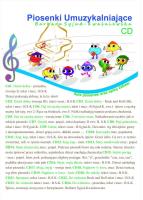 Okładka książki Umuzykalnienie. Piosenki na rytmikę z podkładami