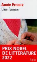 Une femme. Autor: Annie Ernaux. SmakLiter.pl Okładka książki Une femme