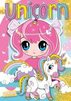 Unicorn. Kolorowanka. Autor: Katarzyna Maćkowiak. SmakLiter.pl Okładka książki Unicorn. Kolorowanka