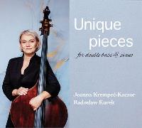 Unique Pieces for Double Bass & Piano CD. Autor: Joanna Krempeć-Kaczor, Radosław Kurek. SmakLiter.pl Okładka książki Unique Pieces for Double Bass & Piano CD
