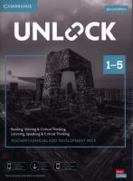 Unlock Levels 1-5 Teacher's Manual978110867872. Autor: Sowton Chris, Lucantoni Peter. SmakLiter.pl Okładka książki Unlock Levels 1-5 Teacher's Manual978110867872