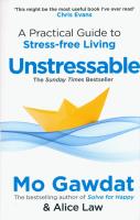 Unstressable. Autor: Mo Gawdat and Alice Law. SmakLiter.pl Okładka książki Unstressable