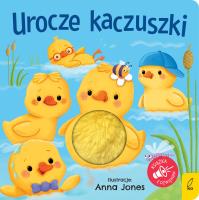 Urocze kaczuszki. Naciśnij brzuszek. Autor: Opracowanie zbiorowe. SmakLiter.pl Okładka książki Urocze kaczuszki. Naciśnij brzuszek