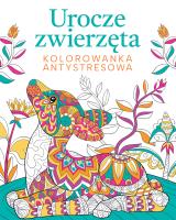 Urocze zwierzęta. Kolorowanka antystresowa. Autor:   Praca zbiorowa. SmakLiter.pl Okładka książki Urocze zwierzęta. Kolorowanka antystresowa