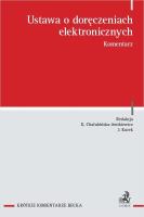 Okładka książki Ustawa o doręczeniach elektronicznych. Komentarz