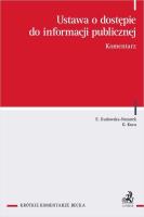 Okładka książki Ustawa o dostępie do informacji publicznej