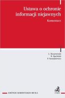 Okładka książki Ustawa o ochronie informacji niejawnych. Komentarz