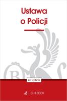 Ustawa o Policji. Autor: Opracowanie zbiorowe. SmakLiter.pl Okładka książki Ustawa o Policji