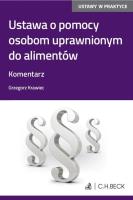 Okładka książki Ustawa o pomocy osobom uprawnionym do alimentów