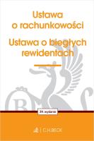 Ustawa o rachunkowości oraz ustawa o biegłych rewidentach wyd. 39. Autor: Opracowanie zbiorowe. SmakLiter.pl Okładka książki Ustawa o rachunkowości oraz ustawa o biegłych rewidentach wyd. 39