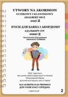 Okładka książki Utwory na akordeon z.2