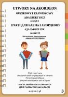 Okładka książki Utwory na akordeon z.3