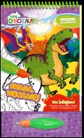 Uwaga, Dinozaur! Lubię Dinozaury. Wodne kolorowanie. Autor: Opracowanie zbiorowe. SmakLiter.pl Okładka książki Uwaga, Dinozaur! Lubię Dinozaury. Wodne kolorowanie