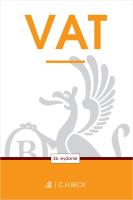 VAT Tp. Autor: Opracowanie zbiorowe. SmakLiter.pl Okładka książki VAT Tp