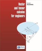 Okładka książki Vector and tensor calculus for engineers