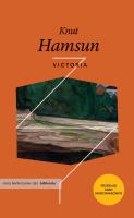 Victoria. Autor: Hamsun Knut. SmakLiter.pl Okładka książki Victoria