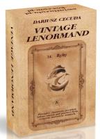 Vintage Lenormand. Autor: Dariusz Cecuda. SmakLiter.pl Okładka książki Vintage Lenormand