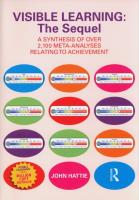 Okładka książki Visible Learning: The Sequel