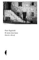 W cieniu Gran Sasso. Historie z Abruzji. Autor: Piotr Kępiński. SmakLiter.pl Okładka książki W cieniu Gran Sasso. Historie z Abruzji