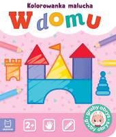 Okładka książki W domu. Kolorowanka malucha