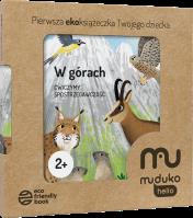 Okładka książki W górach. Ćwiczymy spostrzegawczość 2+. Pierwsza ekoksiążeczka Twojego Dziecka
