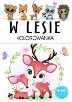 Okładka książki W LESIE. KOLOROWANKA