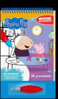 W przedszkolu. Świnka Peppa. Wodne kolorowanie. Autor: Opracowanie zbiorowe. SmakLiter.pl Okładka książki W przedszkolu. Świnka Peppa. Wodne kolorowanie