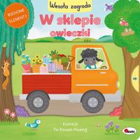 W sklepie owieczki. Wesoła zagroda. Autor: Korolkiewicz Elżbieta. SmakLiter.pl Okładka książki W sklepie owieczki. Wesoła zagroda