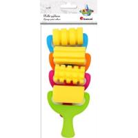 Opakowanie Wałki gąbkowe z fakturami 4szt.