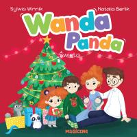 Wanda Panda i Święta. Wanda Panda. Autor: Sylwia Winnik. SmakLiter.pl Okładka książki Wanda Panda i Święta. Wanda Panda