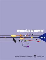 Wartości w muzyce T.5 Interpretacja w muzyce... Autor: Jadwiga Uchyła-Zroski. SmakLiter.pl Okładka książki Wartości w muzyce T.5 Interpretacja w muzyce..