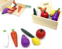 Opakowanie Warzywa do krojenia drewniane w skrzynce