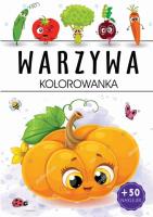 Okładka książki Warzywa. Kolorowanka