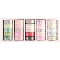 Washi Tape Narcissus SET 3 display mix 25 sztuk. Wydawca: Narcissus. SmakLiter.pl Opakowanie Washi Tape Narcissus SET 3 display mix 25 sztuk