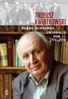 Okładka książki Ważne, nieważne. Dziennik tom II 1974-1998